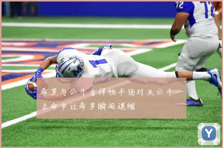 希罗与公牛吉祥物半场对决公牛一击命中让希罗瞬间退缩